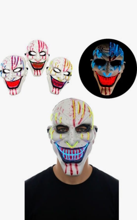 Máscara Payaso LED